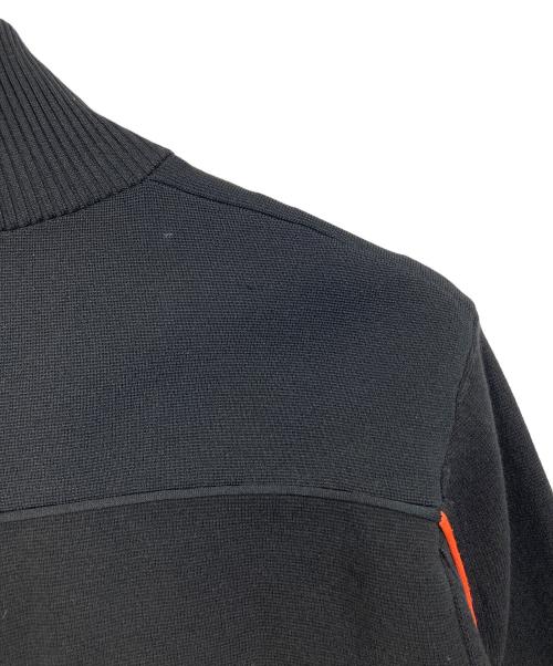 DIESEL（ディーゼル）DIESEL (ディーゼル) A3STH3TIC ドライバーズニット　ジップニット　コットンニット ブラック サイズ:XLの古着・服飾アイテム