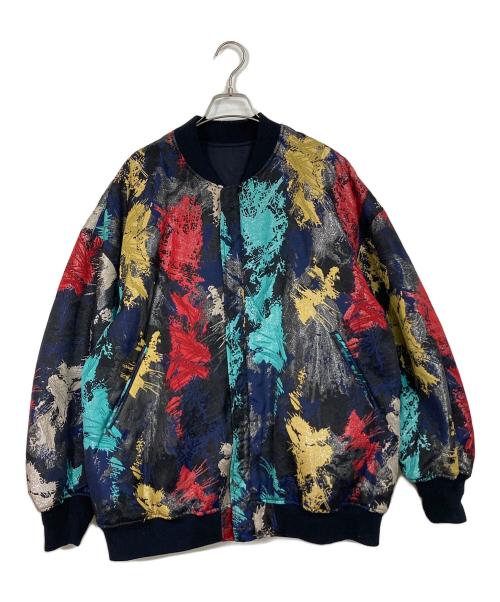 NOISE MAKER（ノイズメーカー）NOISE MAKER (ノイズメーカー) ジャガードブルゾン マルチカラー サイズ:Lの古着・服飾アイテム