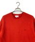 LACOSTE (ラコステ) ワンポイント ロゴニット　ウールセーター オレンジ サイズ:M：5000円