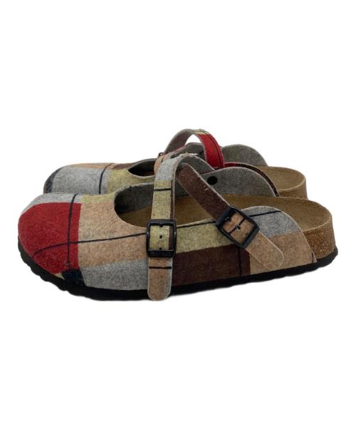 BIRKENSTOCK（ビルケンシュトック）BIRKENSTOCK (ビルケンシュトック) クロッグサンダル　ドイツ製 マルチカラー サイズ:24.0（L6）の古着・服飾アイテム
