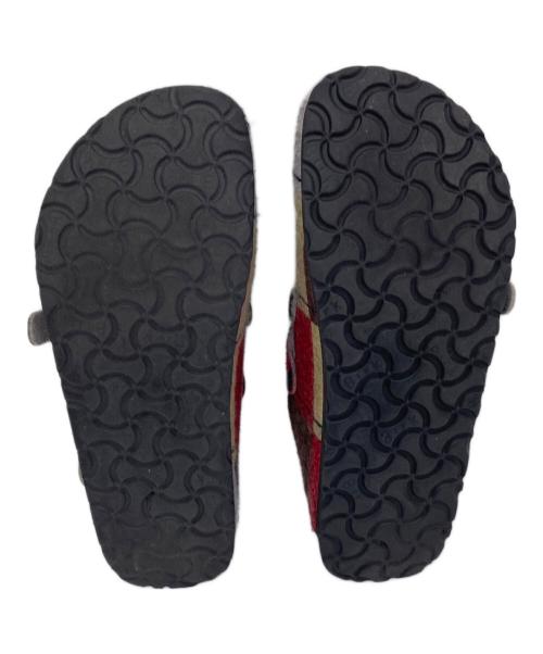 BIRKENSTOCK（ビルケンシュトック）BIRKENSTOCK (ビルケンシュトック) クロッグサンダル　ドイツ製 マルチカラー サイズ:24.0（L6）の古着・服飾アイテム