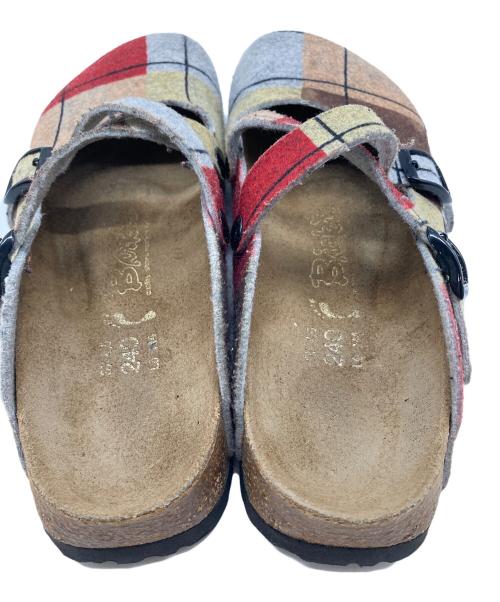 BIRKENSTOCK（ビルケンシュトック）BIRKENSTOCK (ビルケンシュトック) クロッグサンダル　ドイツ製 マルチカラー サイズ:24.0（L6）の古着・服飾アイテム