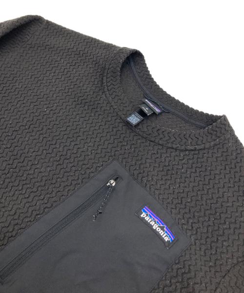Patagonia（パタゴニア）Patagonia (パタゴニア) メンズ・R1 エア・クルー ブラック サイズ:Mの古着・服飾アイテム