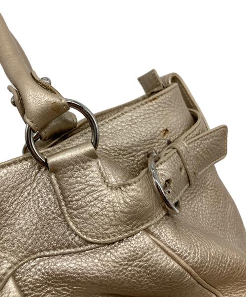 Salvatore Ferragamo（サルヴァトーレ フェラガモ）Salvatore Ferragamo (サルヴァトーレ フェラガモ) ガンチーニハンドバッグ シャンパンゴールド サイズ:実寸参照の古着・服飾アイテム