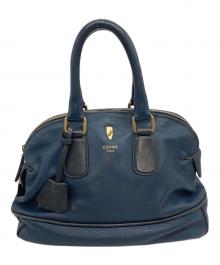 CELINE（セリーヌ）の古着「フィービー期 ボーリングハンドバッグ」｜ネイビー