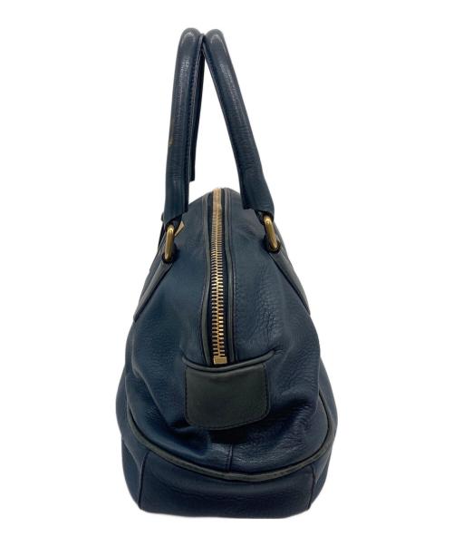 CELINE（セリーヌ）CELINE (セリーヌ) フィービー期 ボーリングハンドバッグ ネイビー サイズ:実寸参照の古着・服飾アイテム