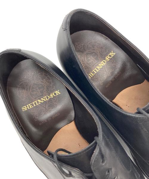 SHETLAND FOX（シェットランドフォックス）SHETLAND FOX (シェットランドフォックス) ドレスシューズ　レザーシューズ ブラック サイズ:8の古着・服飾アイテム