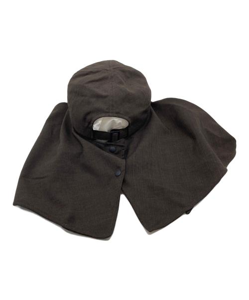 CA4LA（カシラ）CA4LA (カシラ) HUMUS 2  フラップ付キャップ　日本製 ブラウン サイズ:実寸参照の古着・服飾アイテム