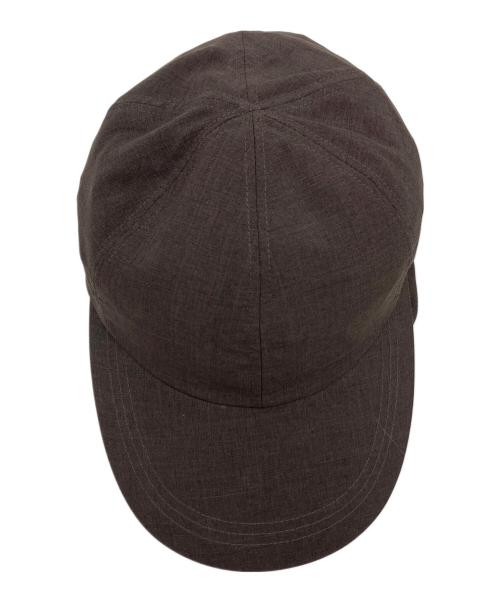 CA4LA（カシラ）CA4LA (カシラ) HUMUS 2  フラップ付キャップ　日本製 ブラウン サイズ:実寸参照の古着・服飾アイテム