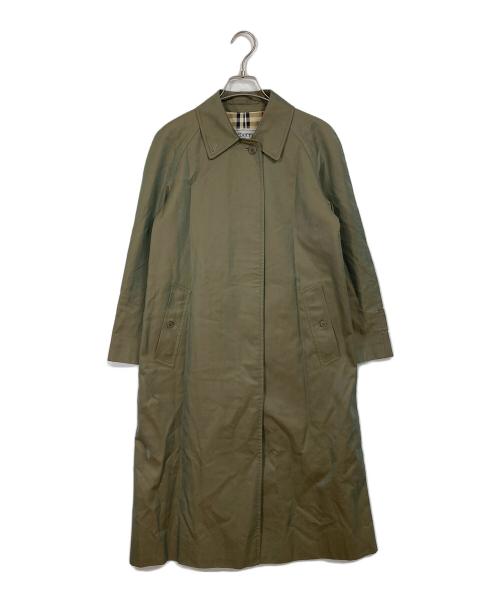 Burberry's（バーバリーズ）Burberry's (バーバリーズ) 裏地ノヴァチェックステンカラーコート 玉虫 サイズ:155（実寸参照）の古着・服飾アイテム