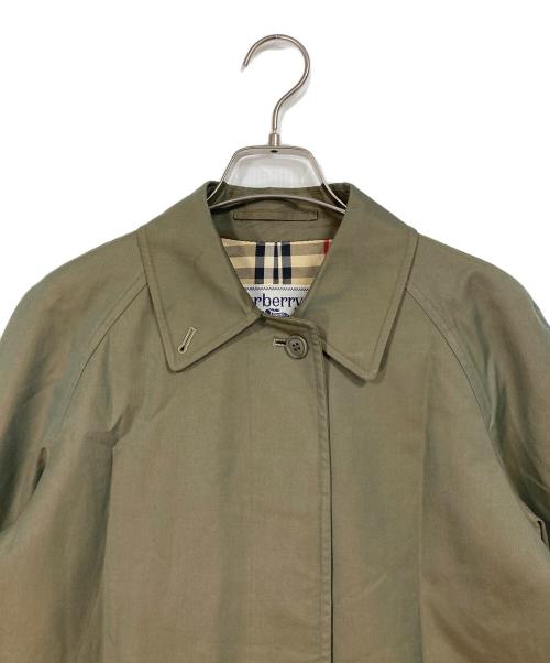 Burberry's（バーバリーズ）Burberry's (バーバリーズ) 裏地ノヴァチェックステンカラーコート 玉虫 サイズ:155（実寸参照）の古着・服飾アイテム