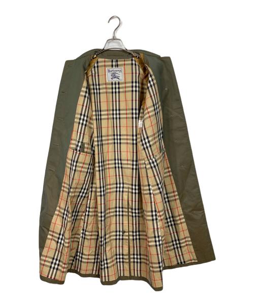 Burberry's（バーバリーズ）Burberry's (バーバリーズ) 裏地ノヴァチェックステンカラーコート 玉虫 サイズ:155（実寸参照）の古着・服飾アイテム