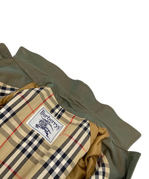 Burberry's（バーバリーズ）Burberry's (バーバリーズ) 裏地ノヴァチェックステンカラーコート 玉虫 サイズ:155（実寸参照）の古着・服飾アイテム