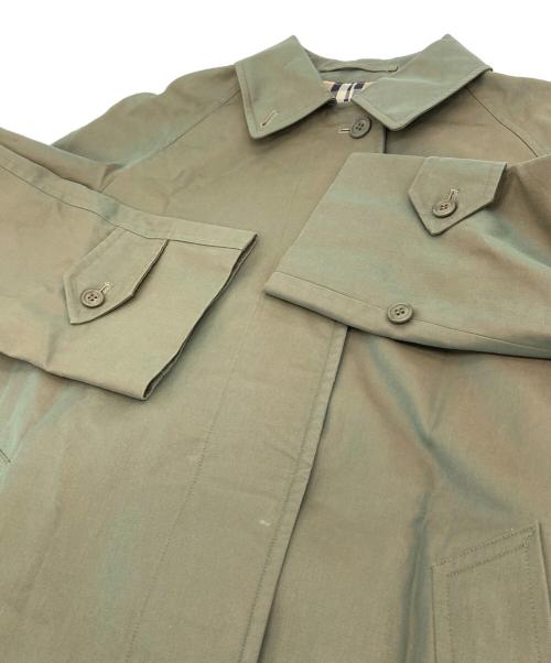 Burberry's（バーバリーズ）Burberry's (バーバリーズ) 裏地ノヴァチェックステンカラーコート 玉虫 サイズ:155（実寸参照）の古着・服飾アイテム