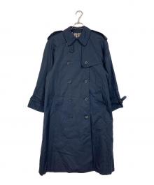 Aquascutum（アクアスキュータム）の古着「トレンチコート　イングランド製」｜ネイビー