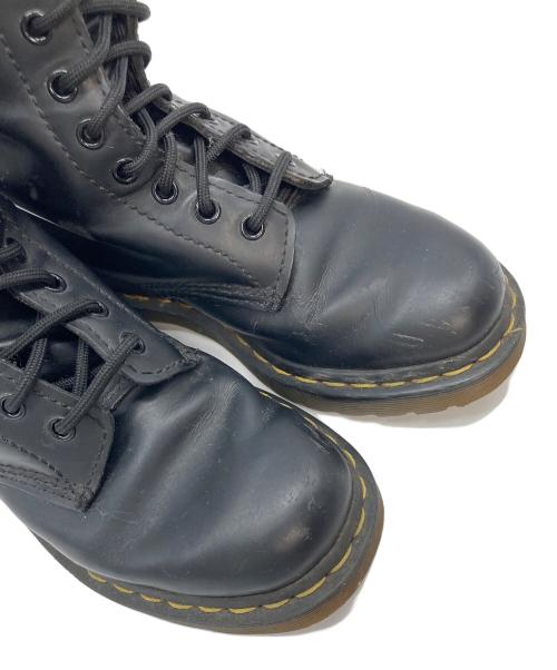 Dr.Martens（ドクターマーチン）Dr.Martens (ドクターマーチン) 14ホールブーツ　ロングブーツ ブラック サイズ:UK4の古着・服飾アイテム