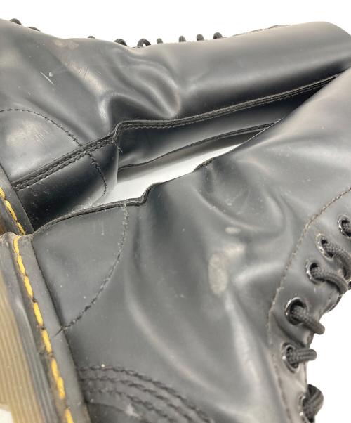 Dr.Martens（ドクターマーチン）Dr.Martens (ドクターマーチン) 14ホールブーツ　ロングブーツ ブラック サイズ:UK4の古着・服飾アイテム