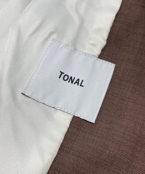 TONAL（トーナル）TONAL (トーナル) マルチセットダブルジャケット&マリンパンツ　日本製 ブラウン サイズ:M 未使用品の古着・服飾アイテム