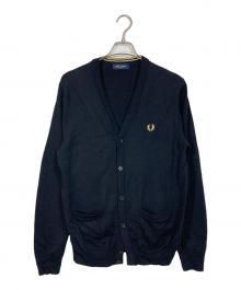 FRED PERRY（フレッドペリー）の古着「クラシック カーディガン　ウール混カーディガン」｜ブラック