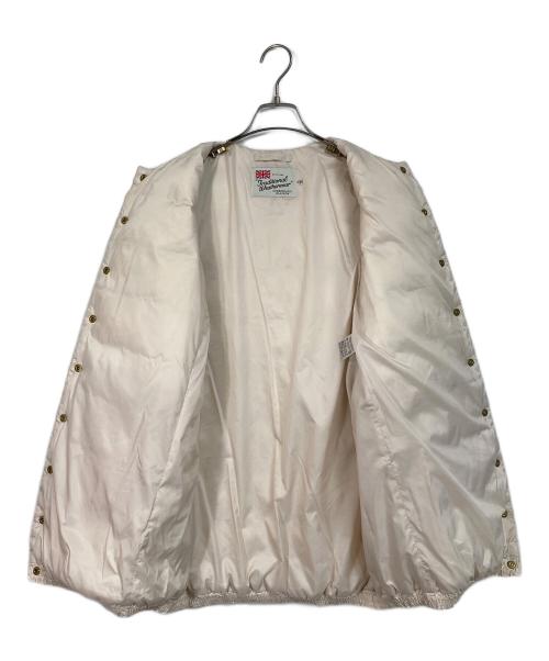 Traditional Weatherwear（トラディショナルウェザーウェア）Traditional Weatherwear (トラディショナルウェザーウェア) ARKLEY DOWN PA/金ボタンダウンコート ホワイト サイズ:34の古着・服飾アイテム
