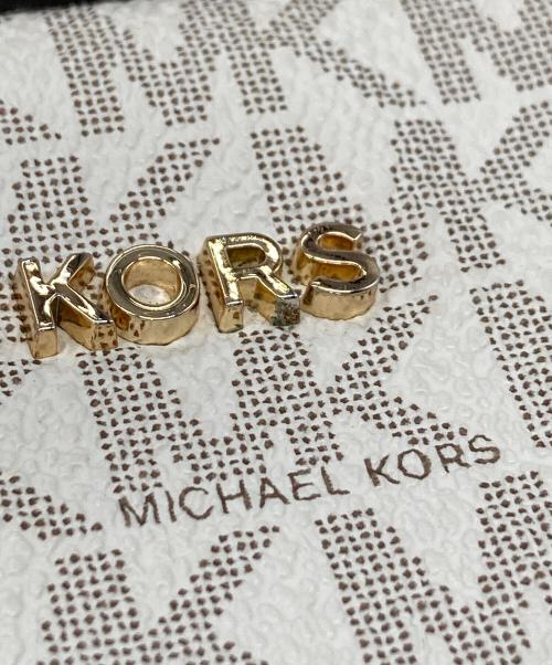 MICHAEL KORS（マイケルコース）MICHAEL KORS (マイケルコース) JET SET ITEM LG EW CROSSBODY　ショルダーバッグ ベージュ サイズ:実寸参照の古着・服飾アイテム