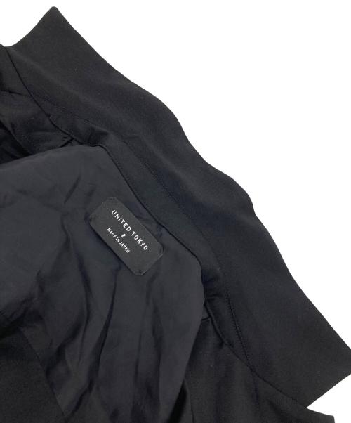 UNITED TOKYO（ユナイテッドトーキョー）UNITED TOKYO (ユナイテッドトーキョー) クリアウールシャツブルゾン ブラック サイズ:2の古着・服飾アイテム