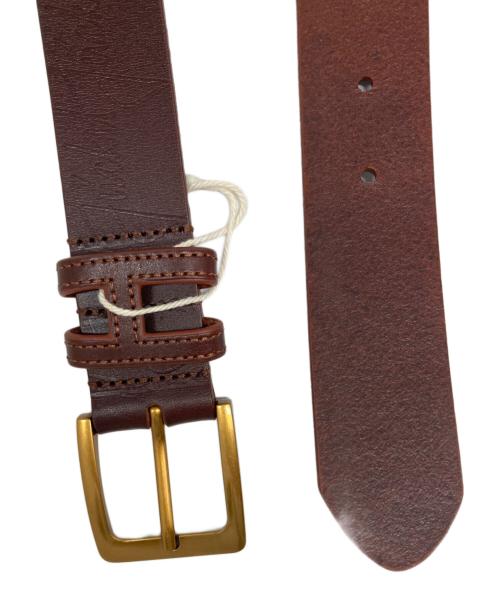 HUF（ハフ）HUF (ハフ) FUCK IT LEATHER BELT ブラウン 未使用品の古着・服飾アイテム