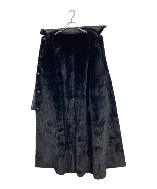 Ameri（アメリ）Ameri (アメリ) メニーウェイフェイクボアコート　アウター　ロングコート ブラック サイズ:FREEの古着・服飾アイテム