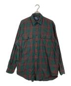 POLO RALPH LAURENポロ・ラルフローレン）の古着「【古着】タータンチェックチェックシャツ　 WHITFIELD」｜グリーン