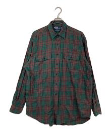 POLO RALPH LAUREN（ポロ・ラルフローレン）の古着「【古着】タータンチェックチェックシャツ　 WHITFIELD」｜グリーン