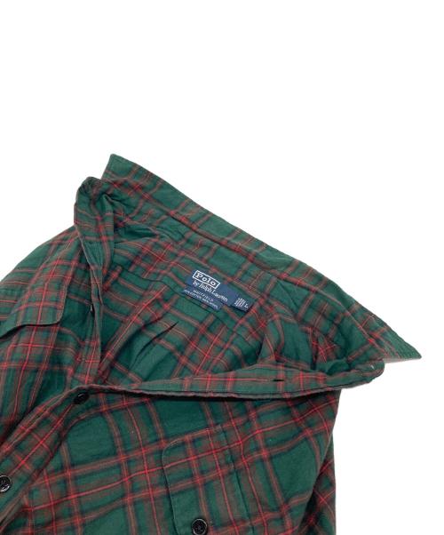 POLO RALPH LAUREN（ポロ・ラルフローレン）POLO RALPH LAUREN (ポロ・ラルフローレン) 【古着】タータンチェックチェックシャツ　 WHITFIELD グリーン サイズ:Lの古着・服飾アイテム