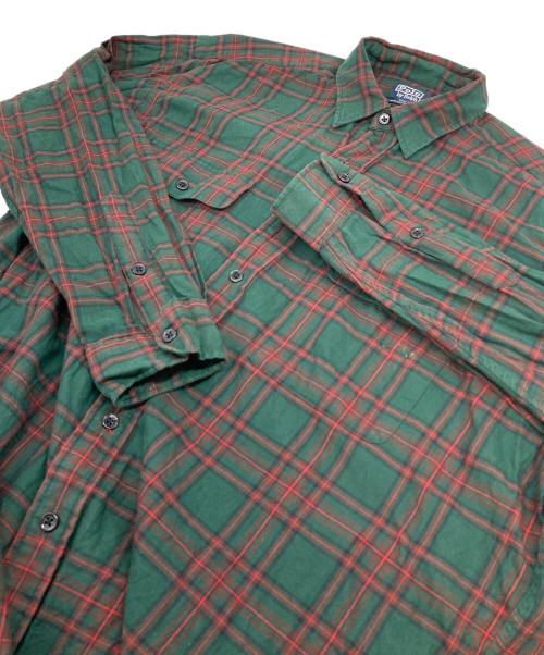 POLO RALPH LAUREN（ポロ・ラルフローレン）POLO RALPH LAUREN (ポロ・ラルフローレン) 【古着】タータンチェックチェックシャツ　 WHITFIELD グリーン サイズ:Lの古着・服飾アイテム