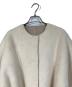 HER LIP TO (ハーリップトゥ) Faux Fur Reversible Coat  フェイクファー リバーシブル コート  ロングコート　アウター ホワイト サイズ:M：6000円