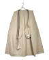 中古・古着 HER LIP TO (ハーリップトゥ) Faux Fur Reversible Coat  フェイクファー リバーシブル コート  ロングコート　アウター ホワイト サイズ:M：6000円
