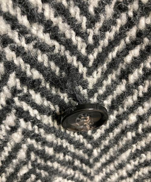 Loungedress（ラウンジドレス）Loungedress (ラウンジドレス) ウールダブルツイードコート　ウールコート　アウター グレー サイズ:FREEの古着・服飾アイテム