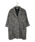 Loungedress（ラウンジドレス）の古着「ウールダブルツイードコート　ウールコート　アウター」｜グレー
