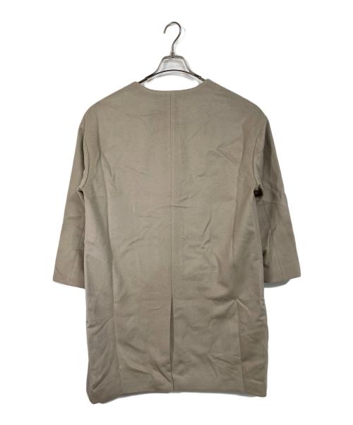 UNTITLED（アンタイトル）UNTITLED (アンタイトル) メイユールカシミヤノーカラーコート　アウター　日本製 ベージュ サイズ:42 未使用品の古着・服飾アイテム