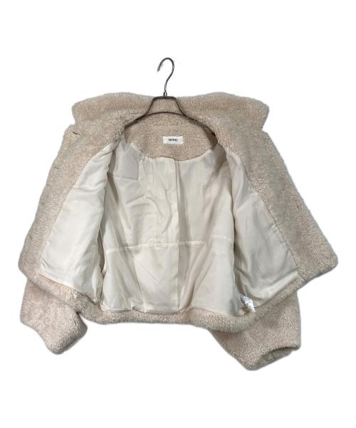 Snidel（スナイデル）Snidel (スナイデル) ボアジャケット　アウター ベージュ サイズ:FREEの古着・服飾アイテム