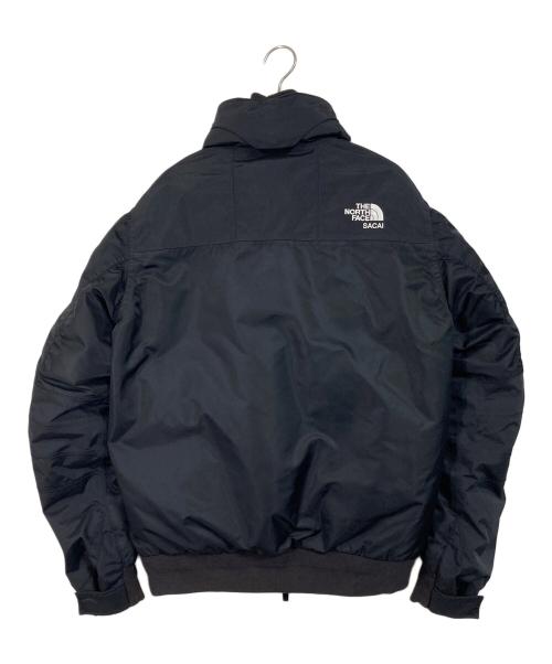 THE NORTH FACE（ザ ノース フェイス）THE NORTH FACE (ザ ノース フェイス) sacai (サカイ) 17AW BOMBER JACKET ダウンジェケット ブラック サイズ:S（アジア）の古着・服飾アイテム