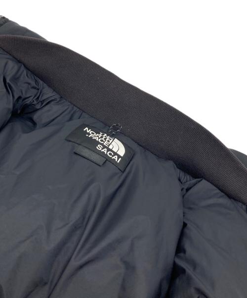 THE NORTH FACE（ザ ノース フェイス）THE NORTH FACE (ザ ノース フェイス) sacai (サカイ) 17AW BOMBER JACKET ダウンジェケット ブラック サイズ:S（アジア）の古着・服飾アイテム