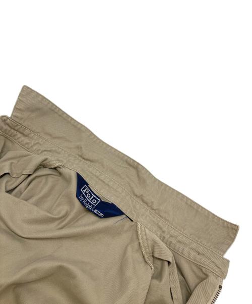 POLO RALPH LAUREN（ポロ・ラルフローレン）POLO RALPH LAUREN (ポロ・ラルフローレン) 【古着】スイングトップ　ポニーあり　チンストラップ　アウター　ライトアウター ベージュ サイズ:実寸参照の古着・服飾アイテム