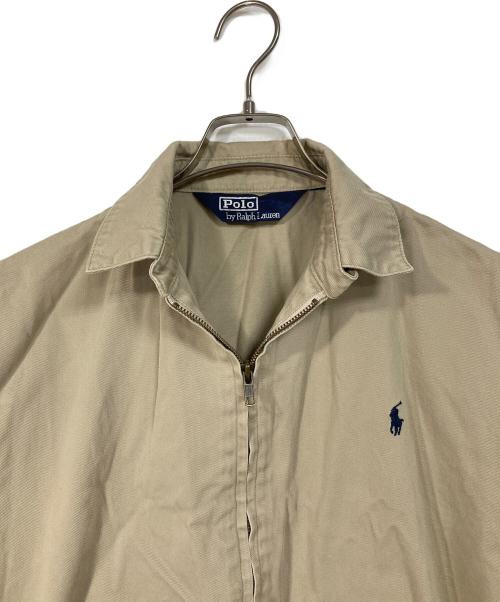 POLO RALPH LAUREN（ポロ・ラルフローレン）POLO RALPH LAUREN (ポロ・ラルフローレン) 【古着】スイングトップ　ポニーあり　チンストラップ　アウター　ライトアウター ベージュ サイズ:実寸参照の古着・服飾アイテム