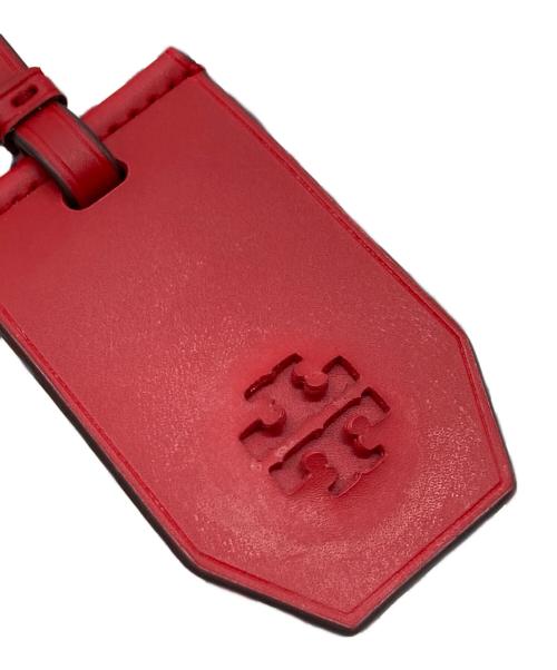 TORY BURCH（トリーバーチ）TORY BURCH (トリーバーチ) ジオロゴ PVC 2WAY トートバッグ　トリバーチ レッド サイズ:実寸参照の古着・服飾アイテム