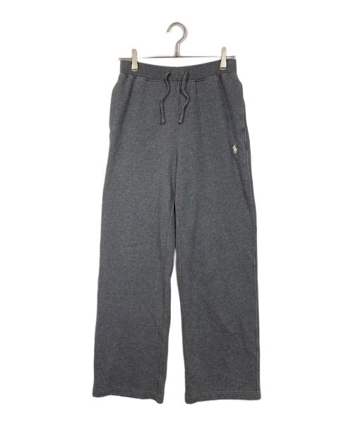 POLO RALPH LAUREN（ポロ・ラルフローレン）POLO RALPH LAUREN (ポロ・ラルフローレン) ワイドレッグ パンツ　スウェットパンツ グレー サイズ:XSの古着・服飾アイテム