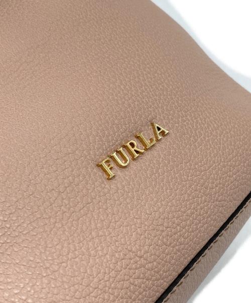 FURLA（フルラ）FURLA (フルラ) コスタンザ ハンドバッグ ベージュ サイズ:実寸参照の古着・服飾アイテム