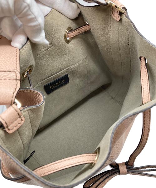 FURLA（フルラ）FURLA (フルラ) コスタンザ ハンドバッグ ベージュ サイズ:実寸参照の古着・服飾アイテム