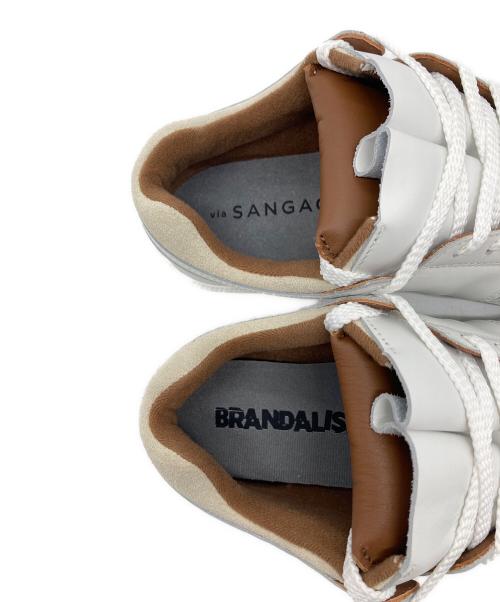 Sangacio（サンガッチョ）SANGACIO (サンガッチョ) バンクシーコラボにゅスニーカー ホワイト サイズ: US6.5の古着・服飾アイテム