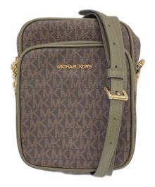 MICHAEL KORS（マイケルコース）の古着「JET SET TRAVEL NS チェーン クロスボディ」｜ブラウン