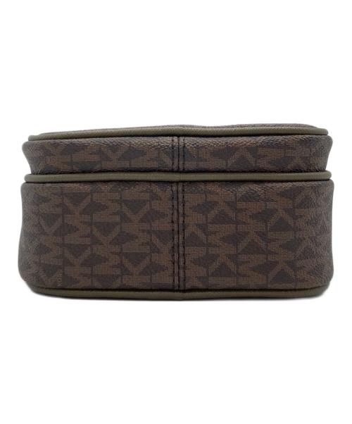 MICHAEL KORS（マイケルコース）MICHAEL KORS (マイケルコース) JET SET TRAVEL NS チェーン クロスボディ ブラウン サイズ:実寸参照の古着・服飾アイテム