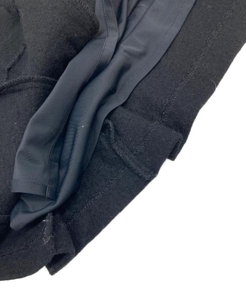 BURBERRY BLUE LABEL（バーバリー ブルー レーベル）BURBERRY BLUE LABEL (バーバリー ブルー レーベル) ホース刺繍ミニスカート　ウールプリーツスカート ブラック サイズ:Sの古着・服飾アイテム